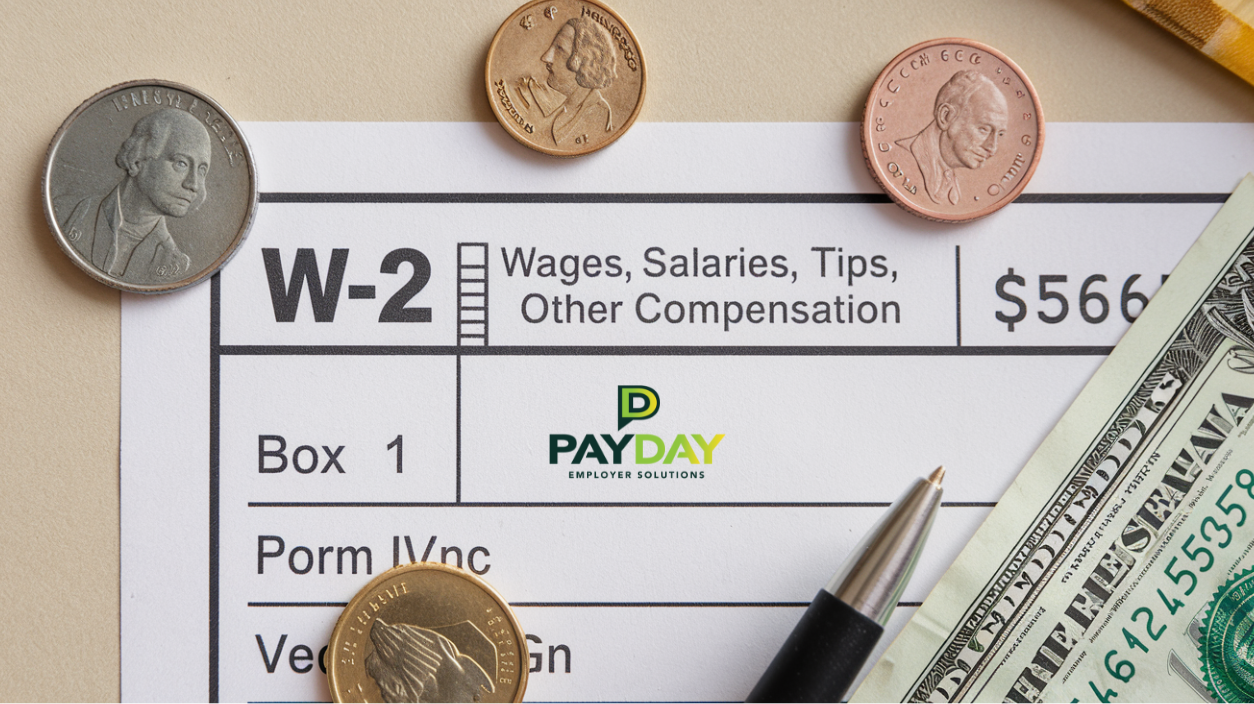 Simplified visual breakdown of Form W-2 Box 1 showing taxable and excluded items.