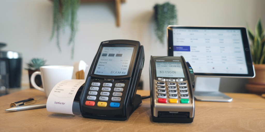 OS system with card terminal and digital payment gateway