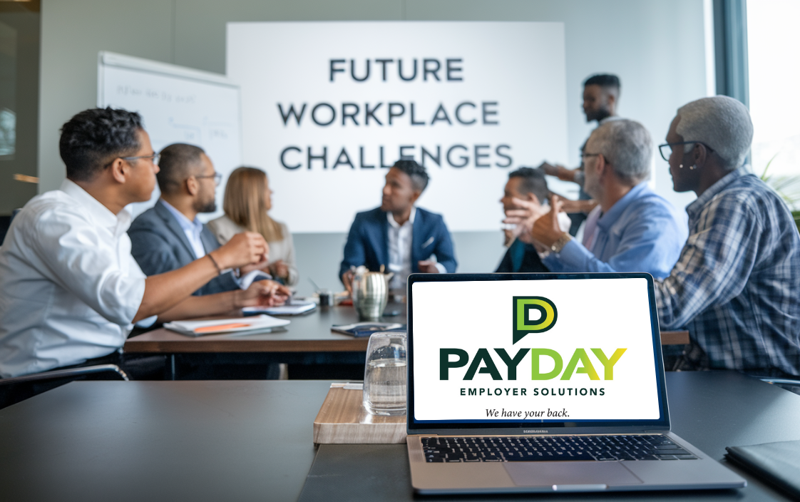 HR professionals navigating future workplace challenges with AI-driven tools.