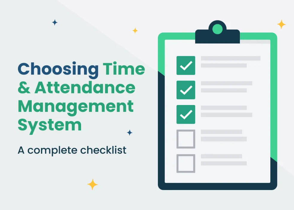 Digital compliance checklist supported by time and attendance solutions.