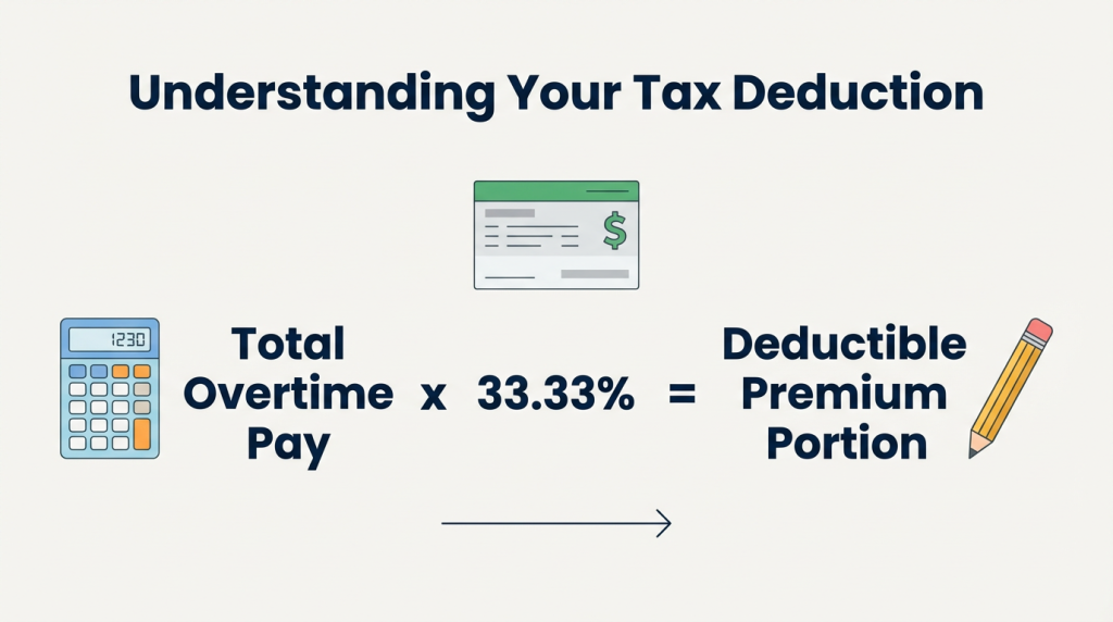 How to calculate your 2025 overtime tax deduction using the 33.33% formula